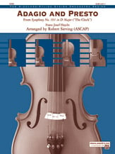 Adagio and Presto Orchestra sheet music cover Thumbnail